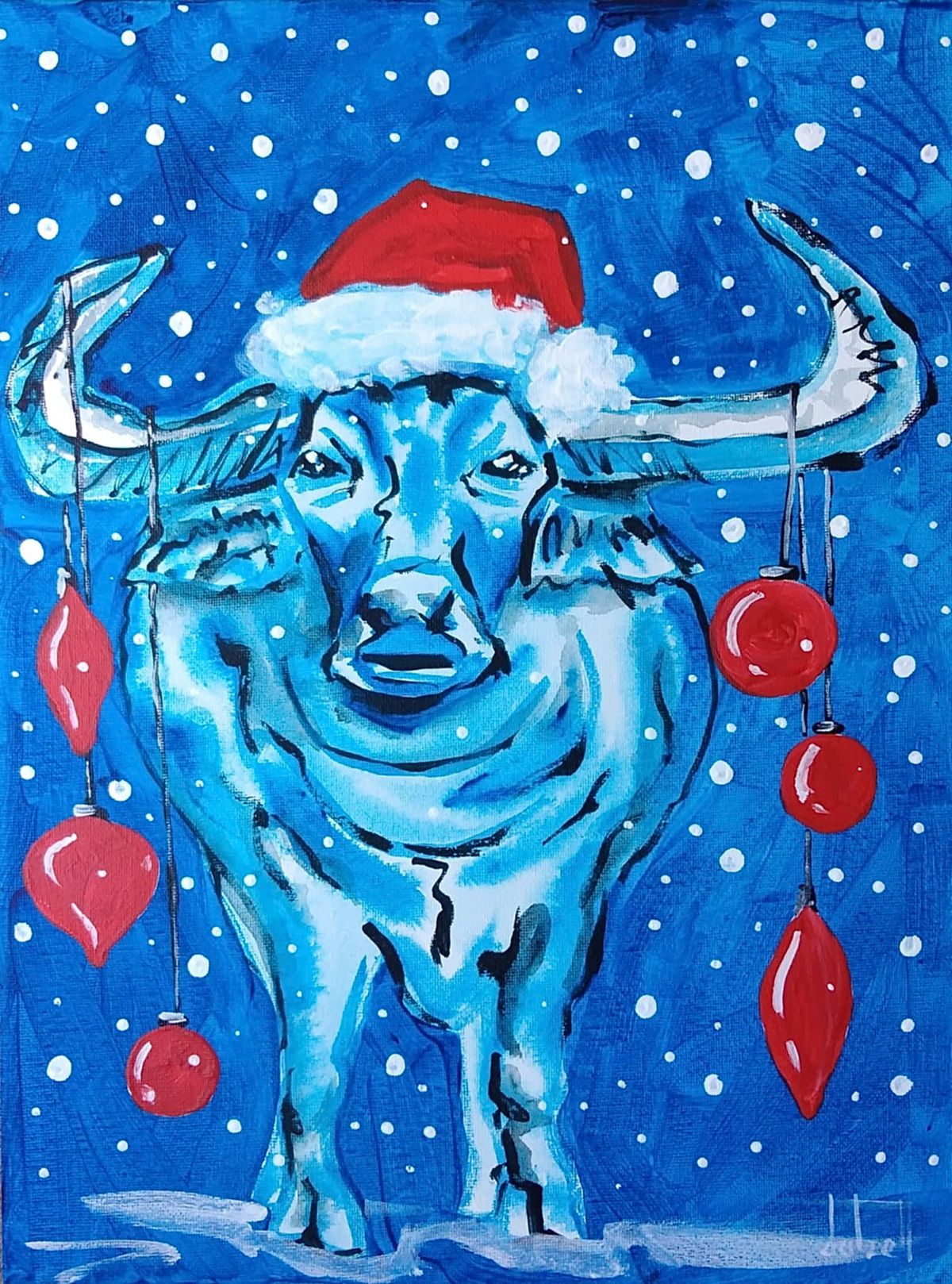 Christmas water buffalo 