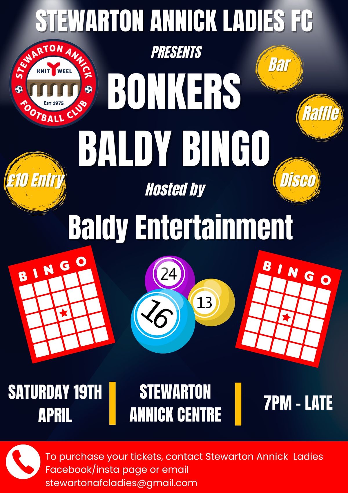 Baldy Entertainment Bingo Night