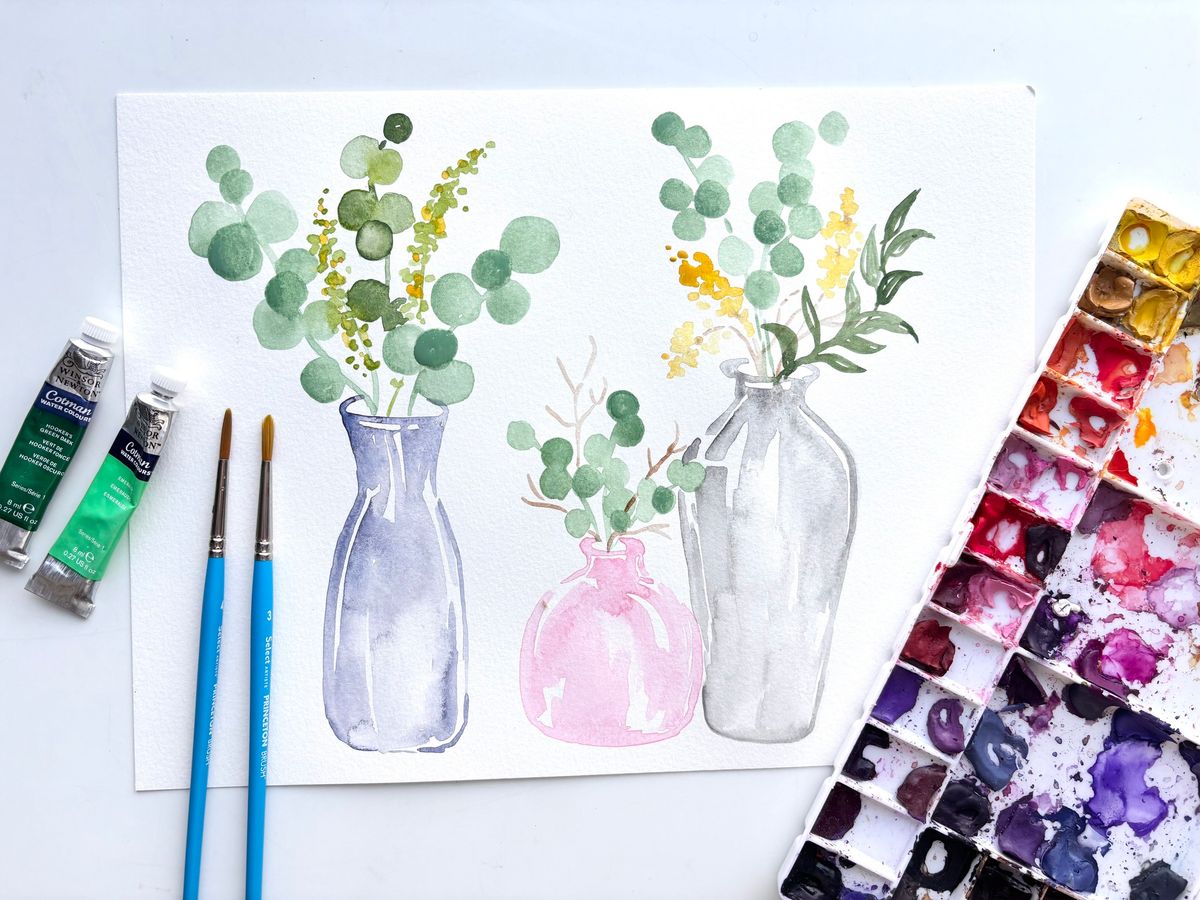 Eucalyptus Watercolor Workshop