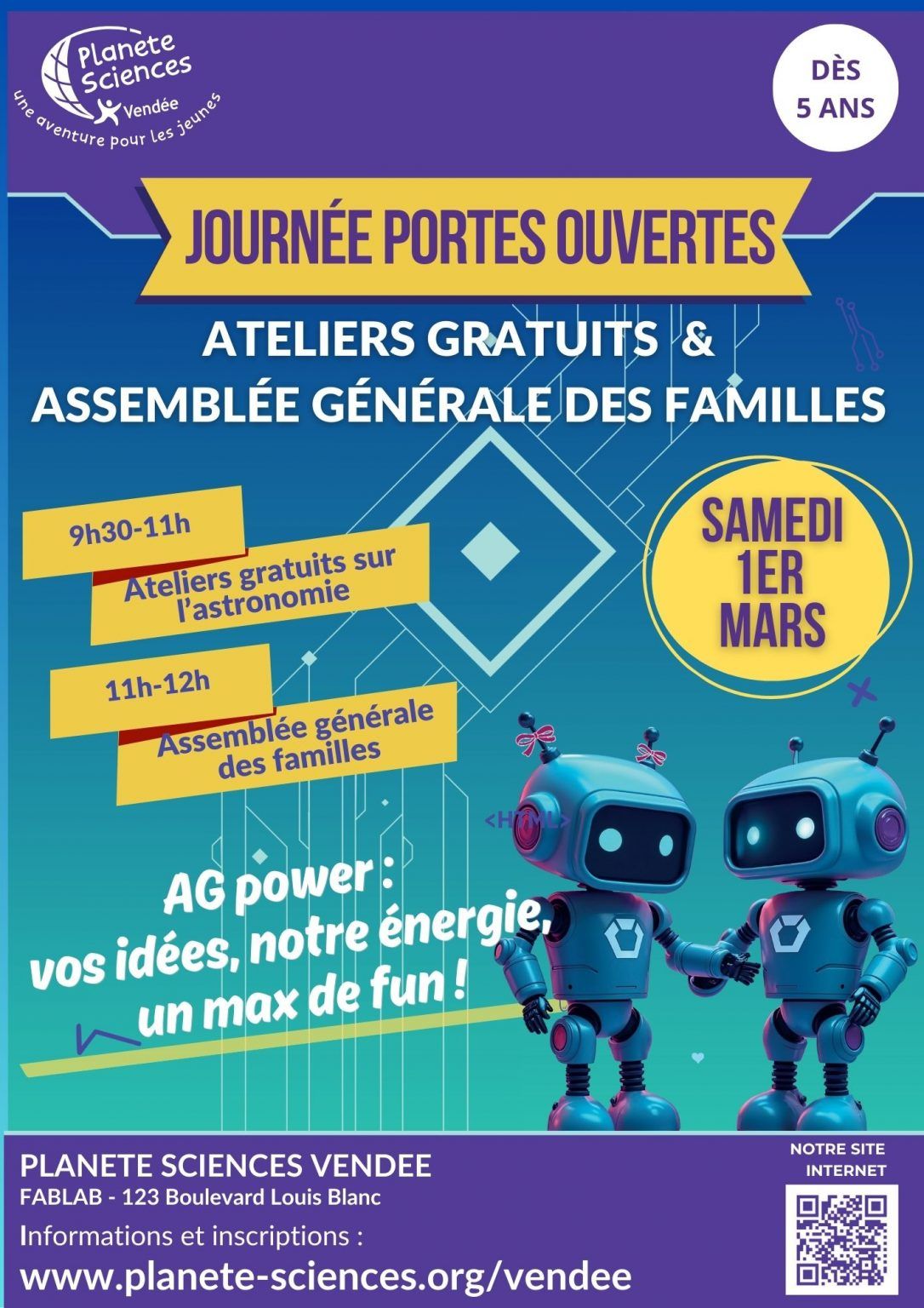 PORTES OUVERTES ET ASSEMBL\u00c9E G\u00c9N\u00c9RALE DES FAMILLES