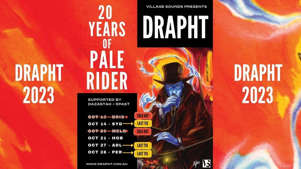 SOLD OUT! PERTH - 20 YEARS OF PALE RIDER