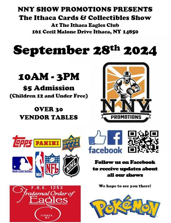 September Ithaca Sports Card & Collectibles Show 