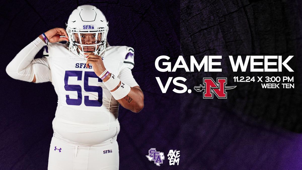 Nicholls State Colonels at Stephen F. Austin Lumberjacks Football