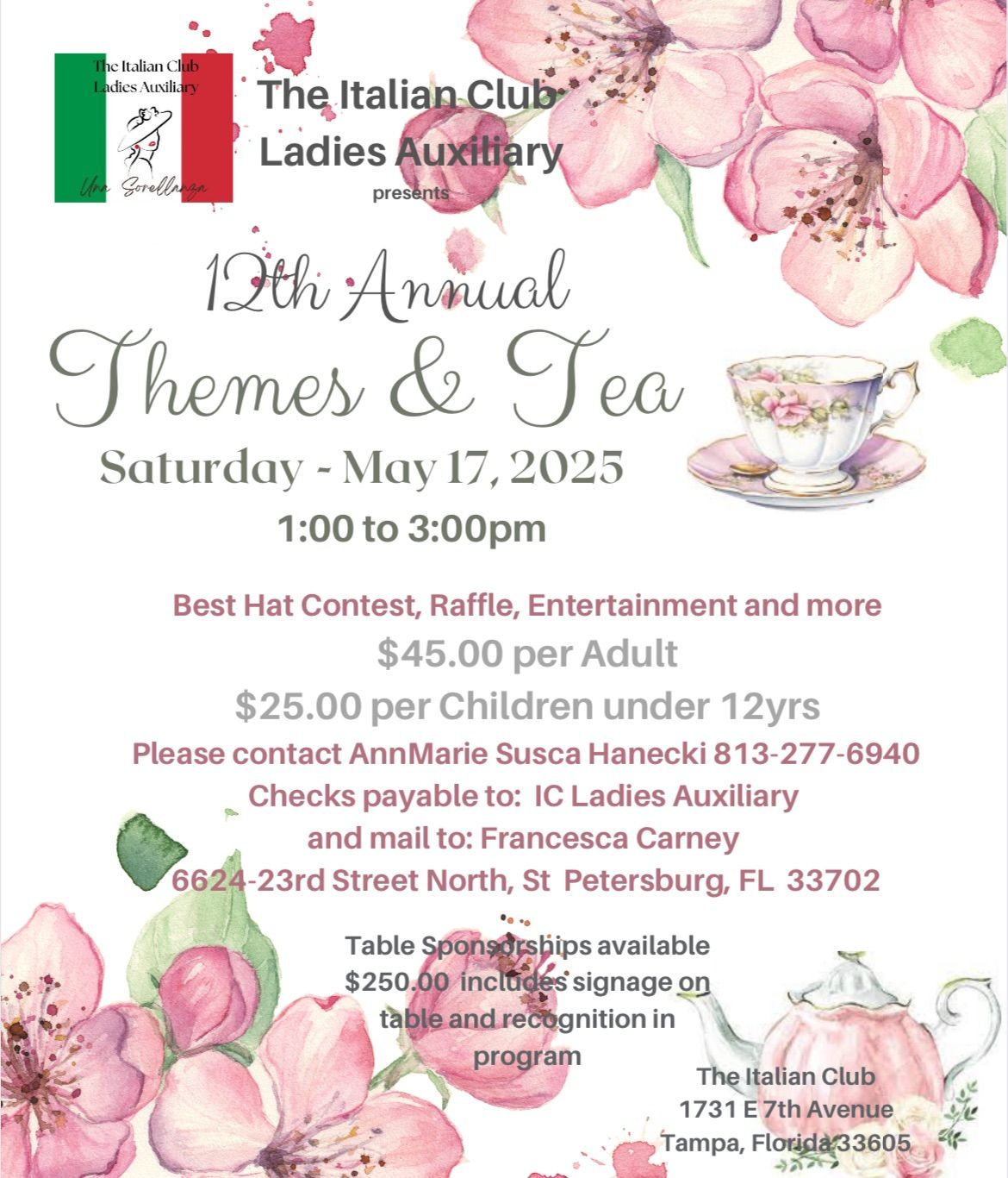 12th Annual Themes and Tea