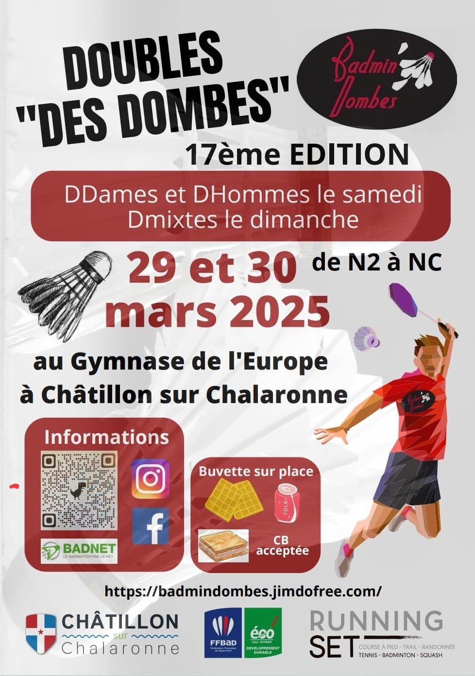 17 \u00e8me Edition de DOUBLES DES DOMBES 