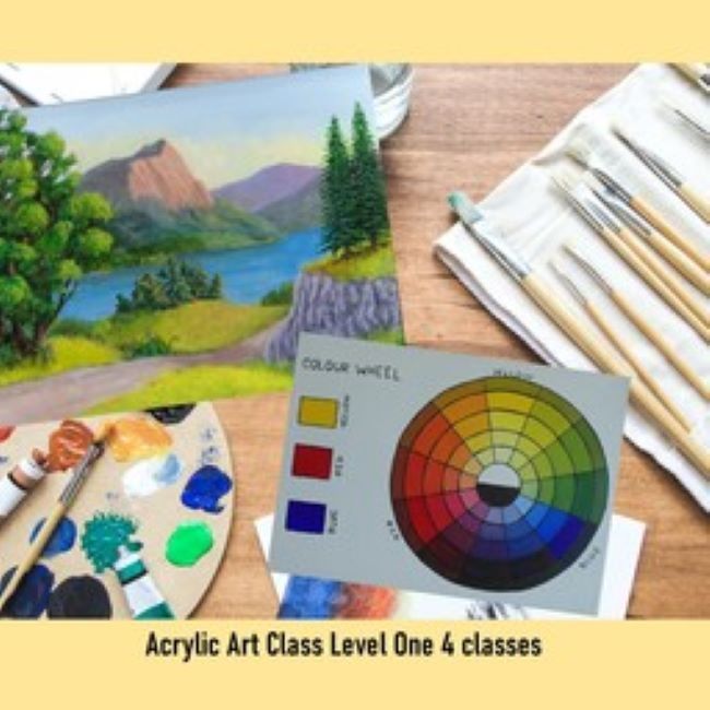 Acrylic Art Class Intro for beginners