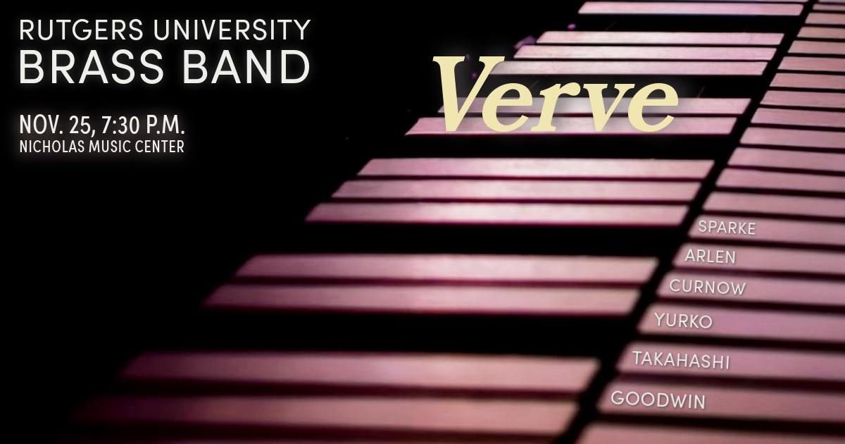 Rutgers University Brass Band: Verve