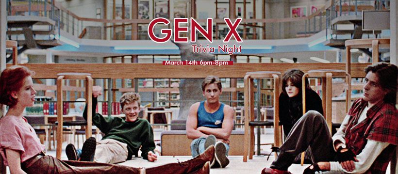 Gen X Trivia at 1820 Coffee House