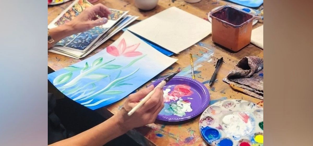 Acrylic Painting Workshop: Flowers (4 weeks)