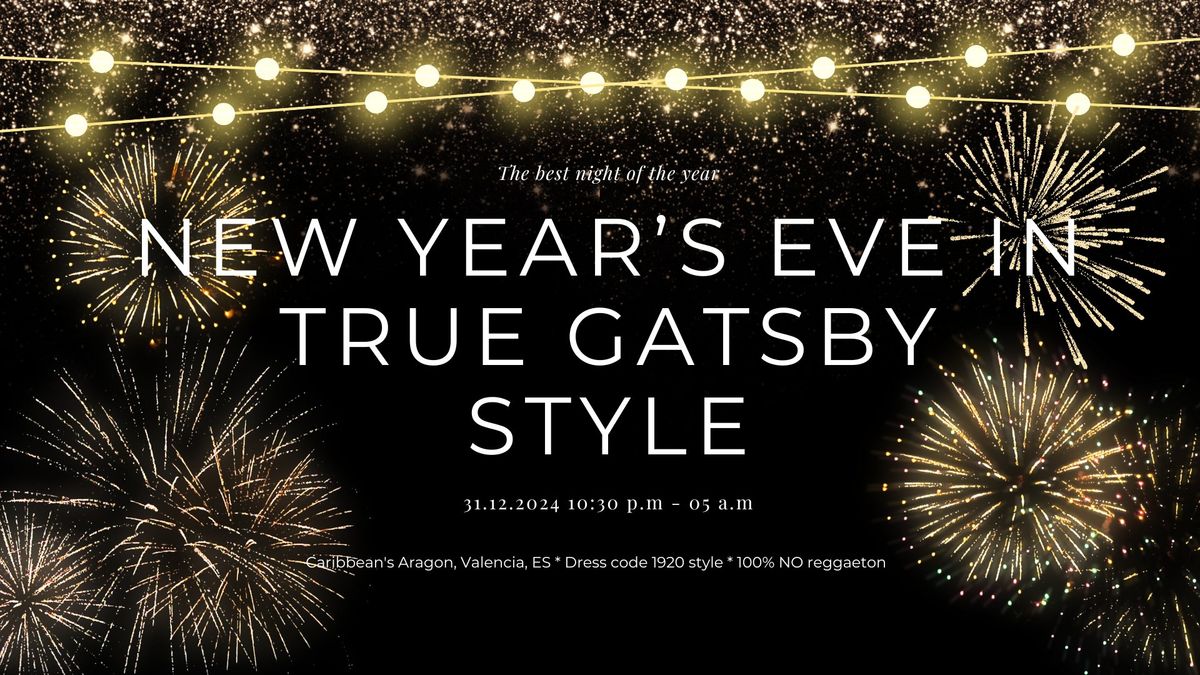 New Year\u2019s Eve in true Gatsby style