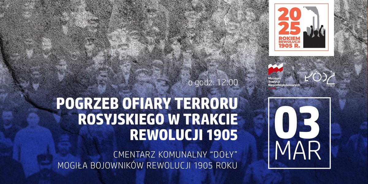 Pogrzeb ofiary terroru rosyjskiego w trakcie Rewolucji 1905