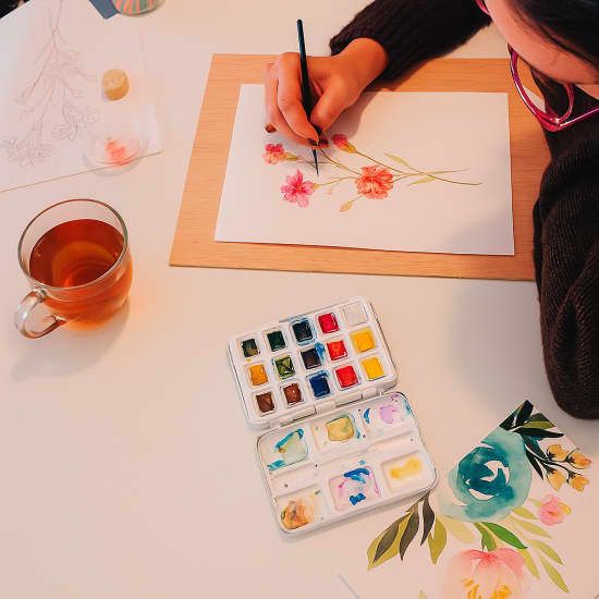 Taller de Pintura: Flores con acuarela