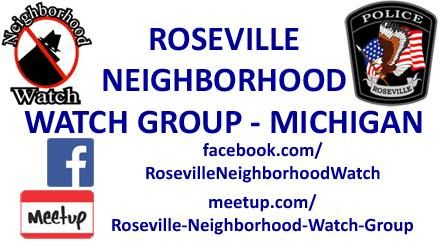 Roseville Neighborhood Watch Meeting