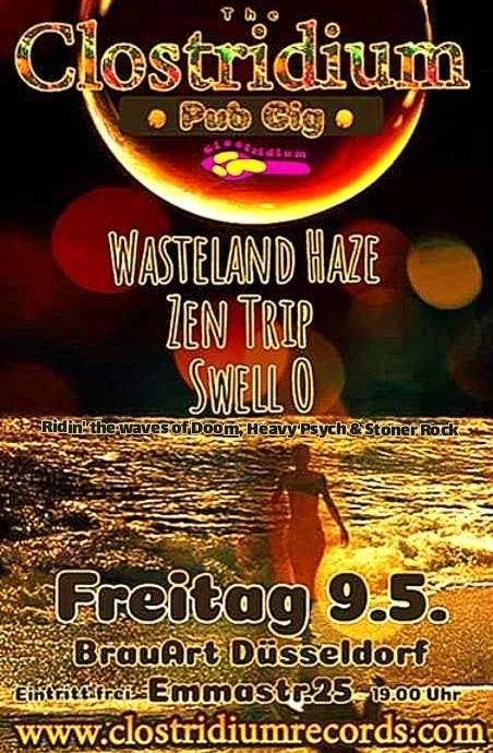 Clostridium Pub Night im Brauart D\u00fcsseldorf mit Zen Trip, Swell O und Wasteland Haze