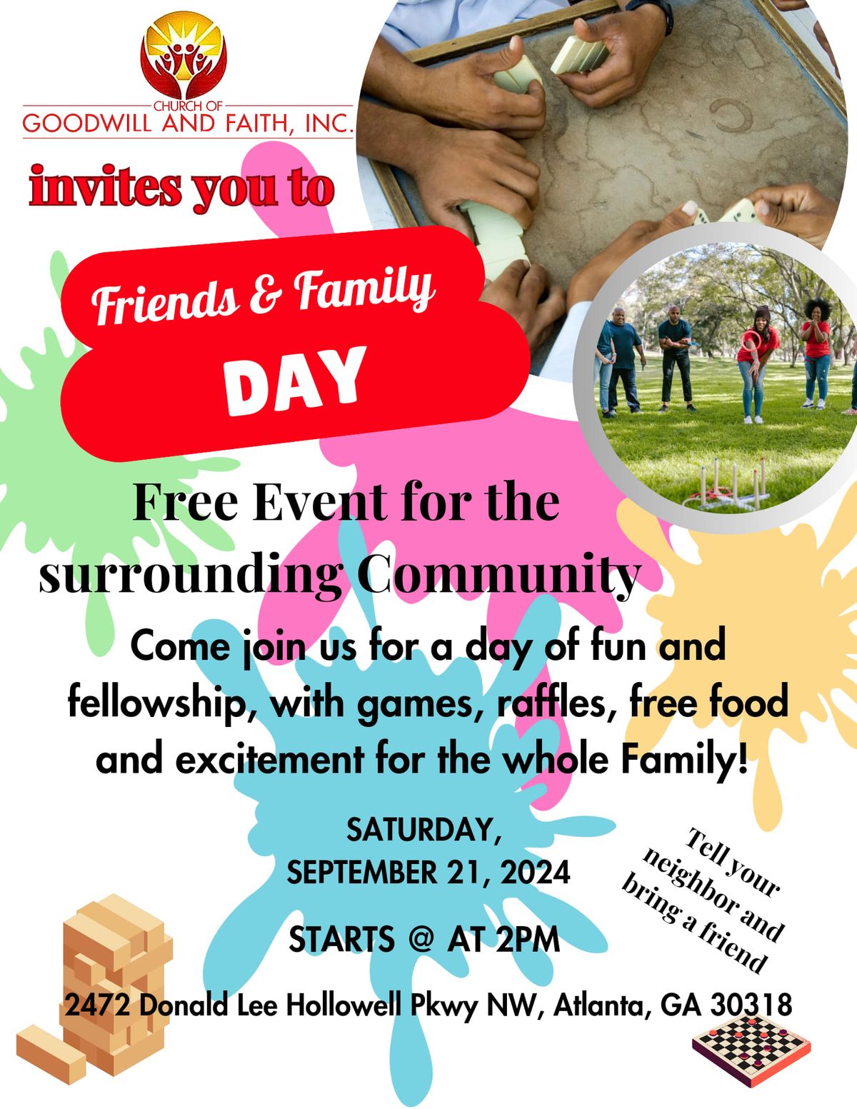 Friends and Family Day