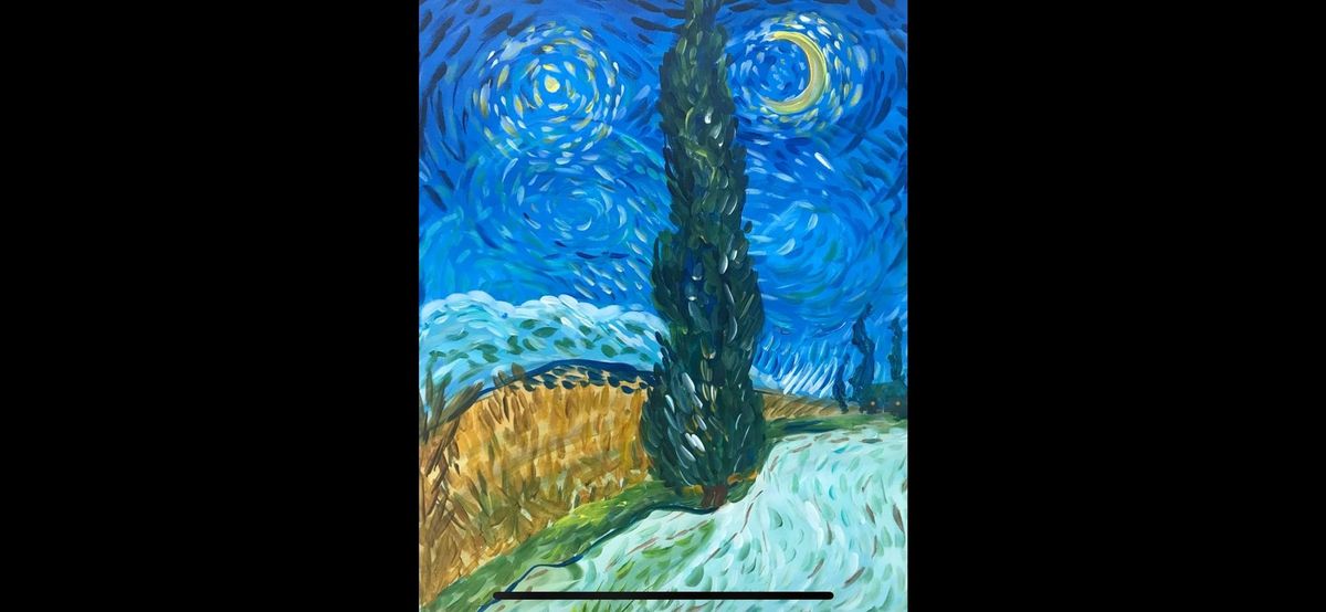 Van Gogh Cypress Tree