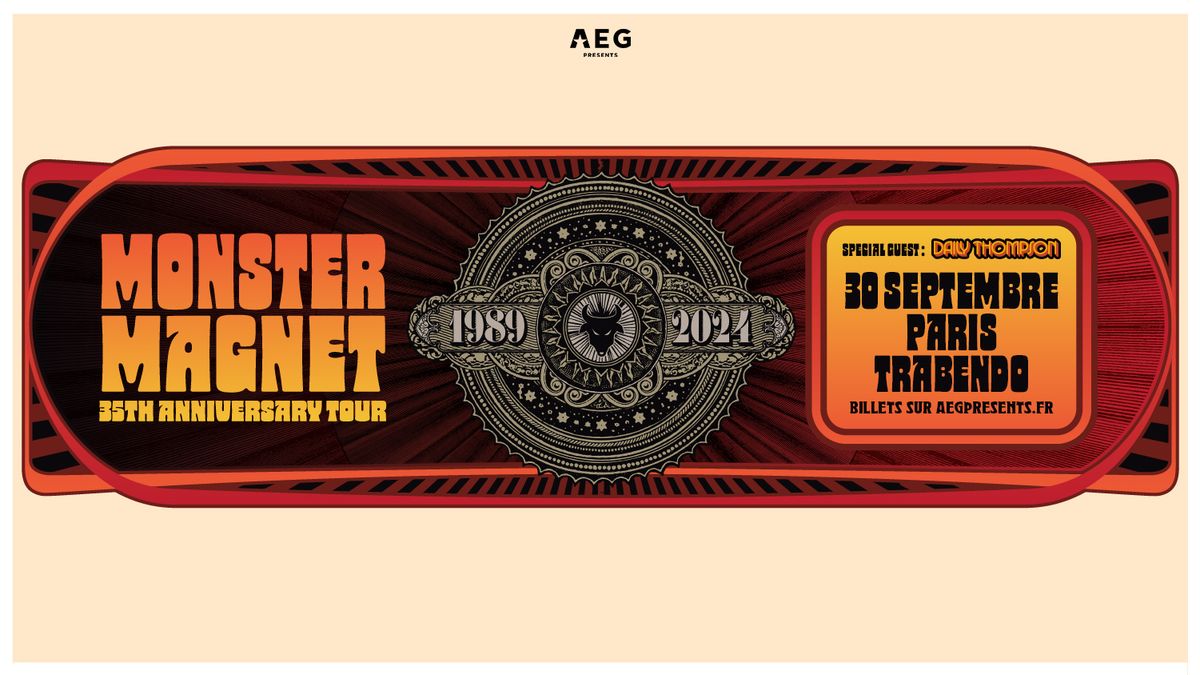 Monster Magnet (+ Daily Thompson) \u2022 Trabendo, Paris \u2022 30 septembre 2024