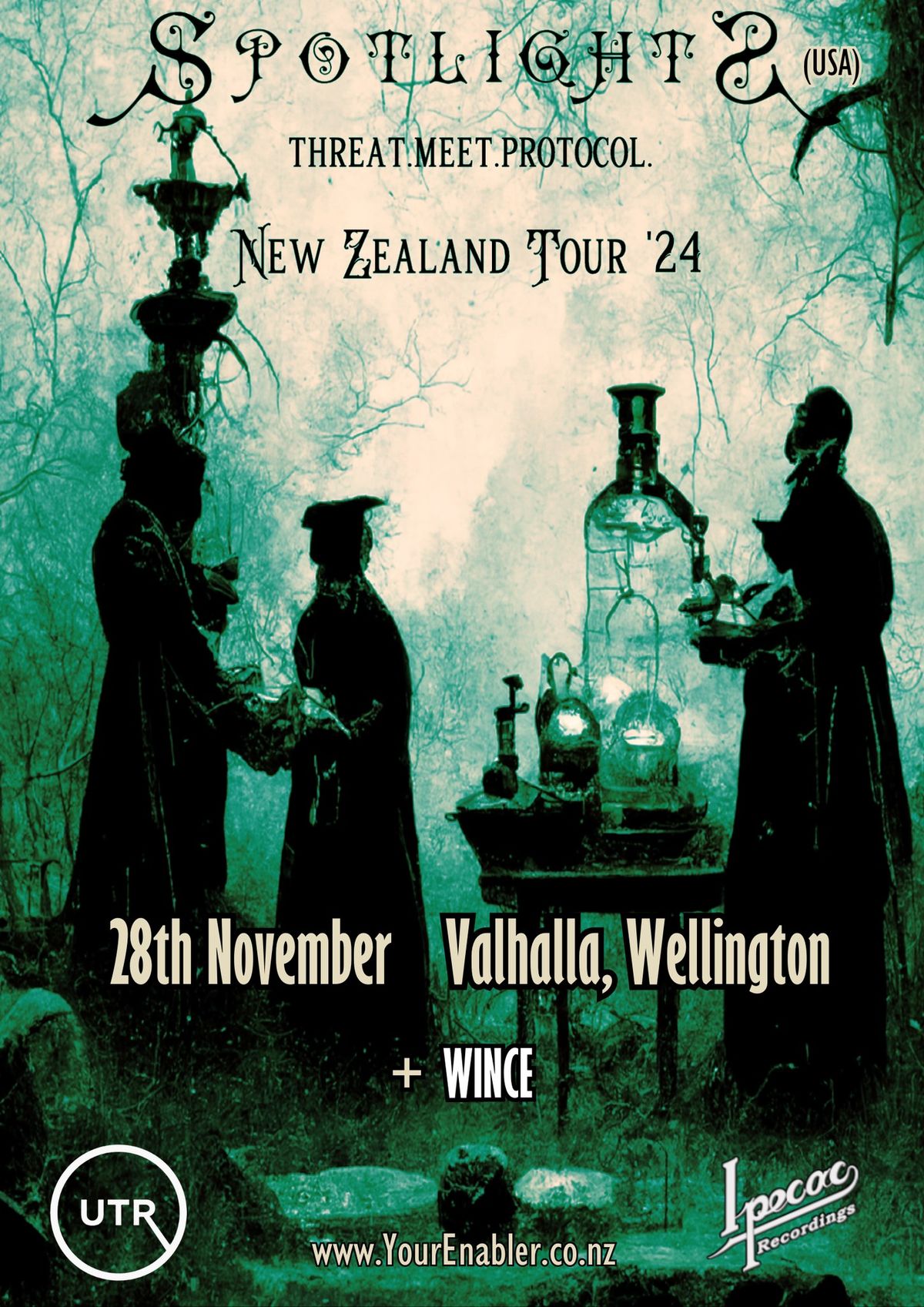 Spotlights (Ipecac Records) NZ Tour - Valhalla, Wellington