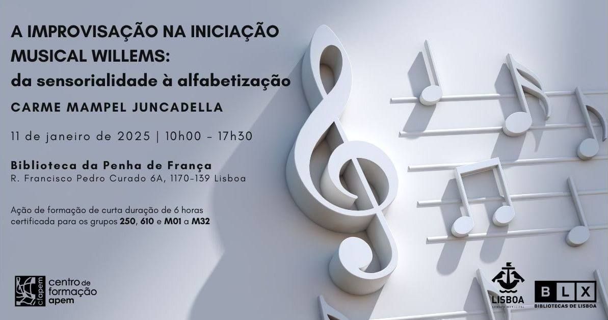  A improvisa\u00e7\u00e3o na inicia\u00e7\u00e3o musical Willems: da sensorialidade \u00e0 alfabetiza\u00e7\u00e3o