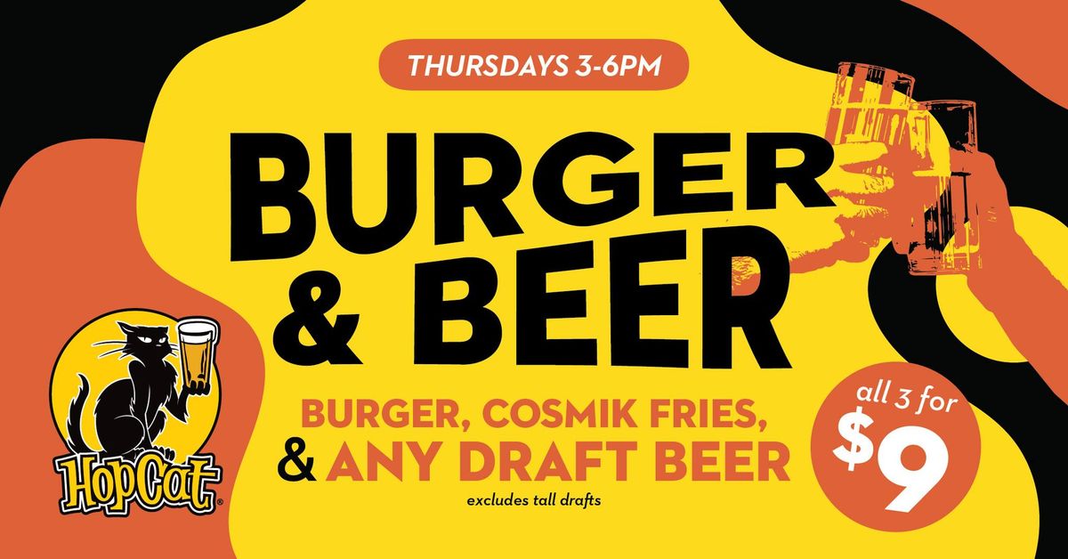 Burger & Beer Thursdays