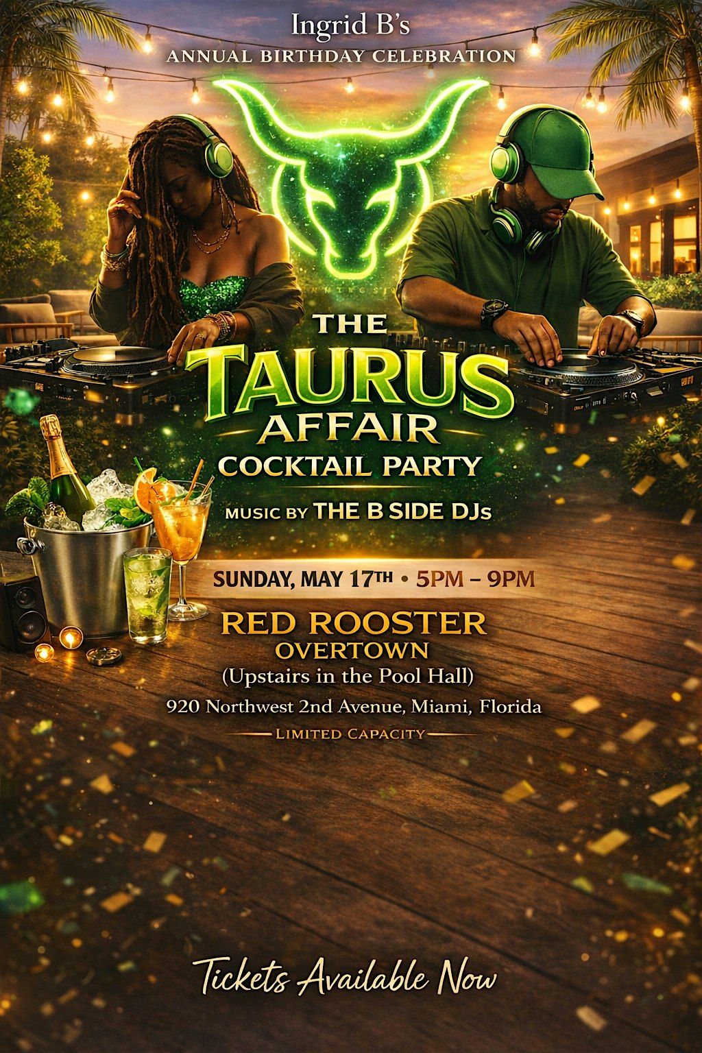 MIAMI DJ Lovers Join Us @ The Taurus Affair