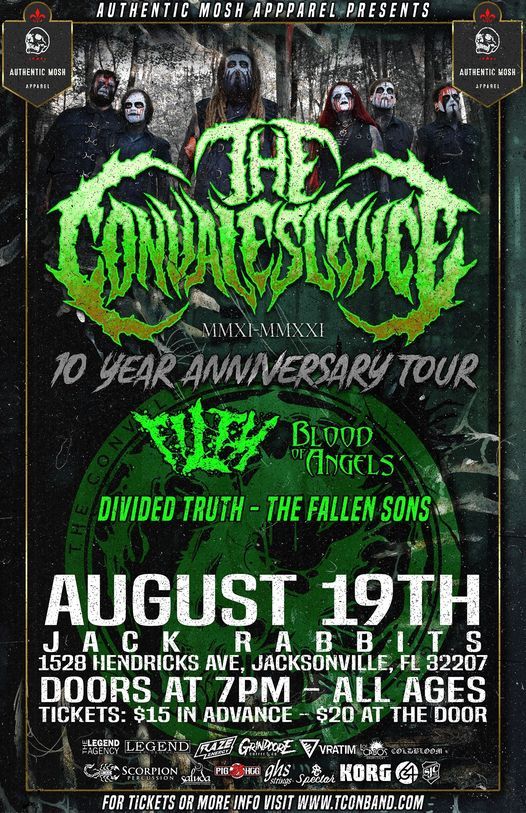 The Convalescence, Filth, & More at Jack Rabbits 8\/19