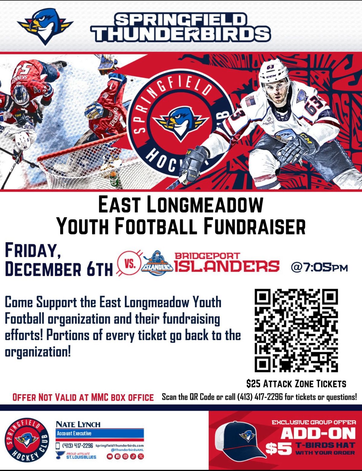 East Longmeadow Youth Football Night at the Springfield Thunderbirds