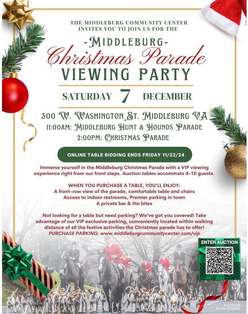 Middleburg Christmas Parade Viewing Party