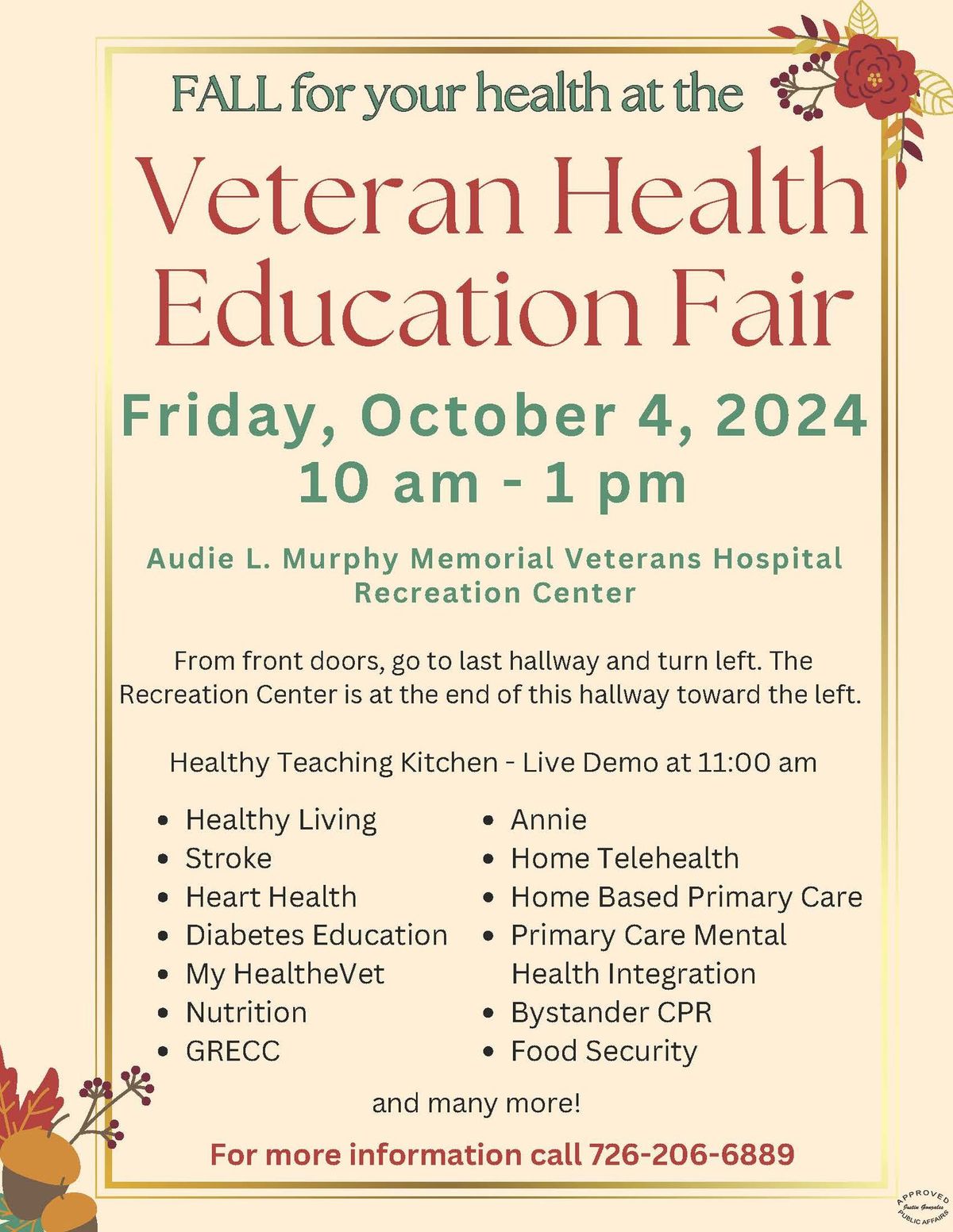 Veteran Health Education Fair