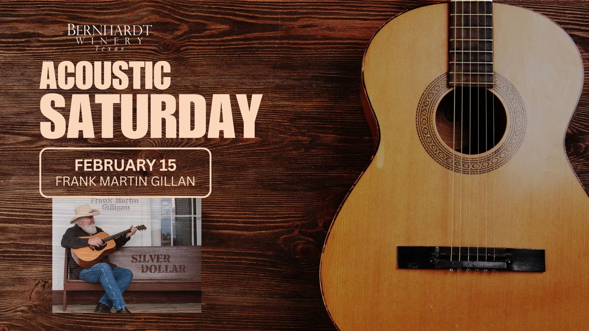 Frank Martin Gilligan | Acoustic Saturday