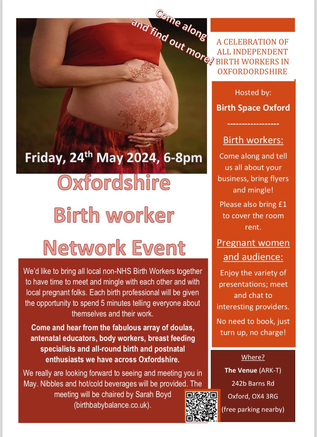 May Meeting - OXFORDSHIRE BIRTH WORKER NETOWRK EVENT!