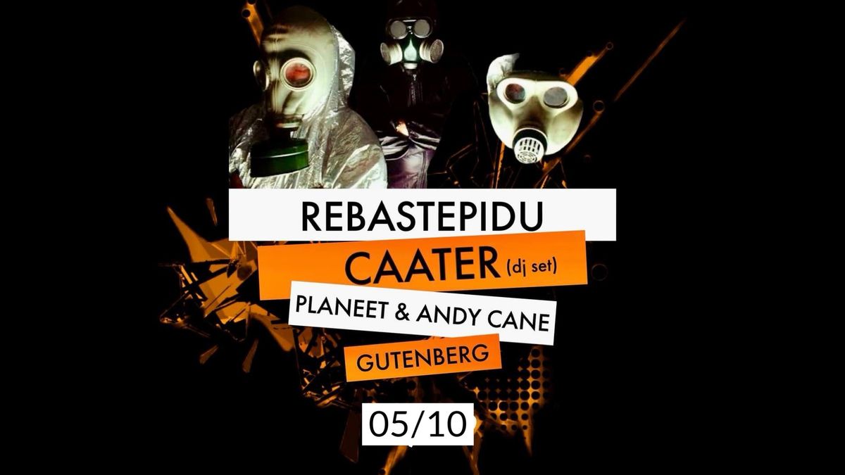 \u00dclelinna rebastepidu: DJd - CAATER \/ PLANEET \/ ANDY CANE @ Tartu 05.10