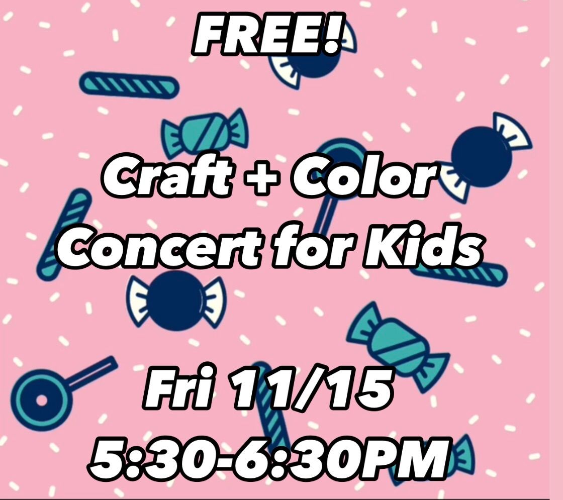 Craft + Color Concert for Kids