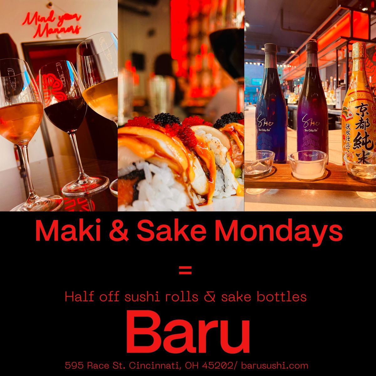 Maki & Sake Mondays 