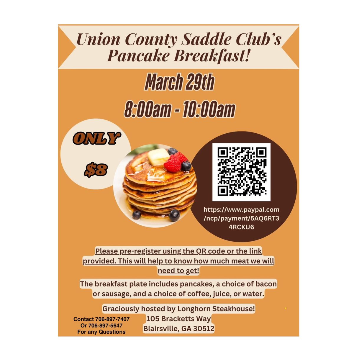 Pancake Breakfast 