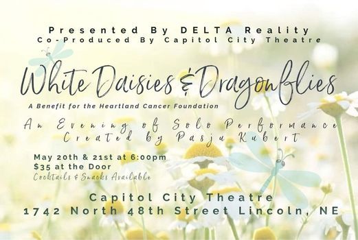 White Daisies & Dragonflies