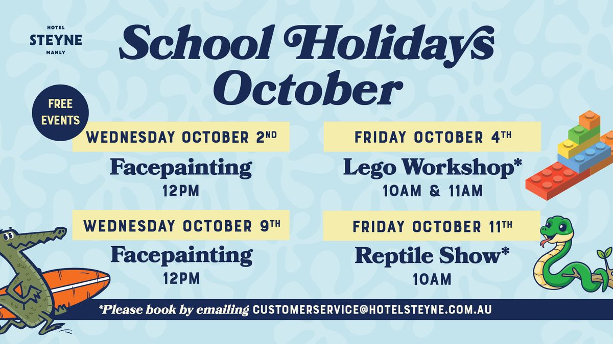 October School Holidays | Hotel Steyne