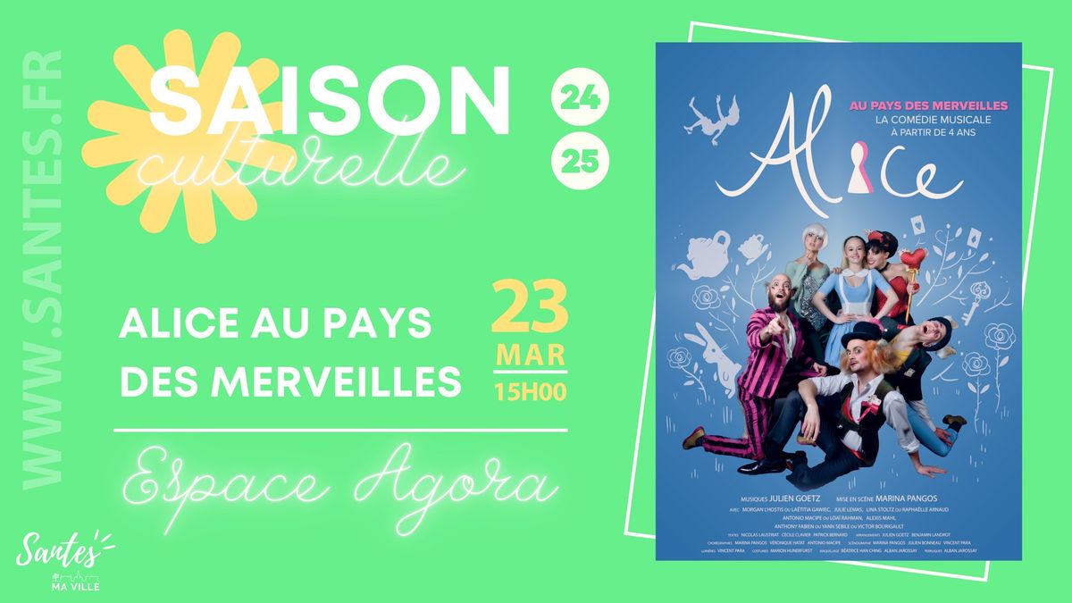 Alice au pays des merveilles \u2022 Saison culturelle 24\/25