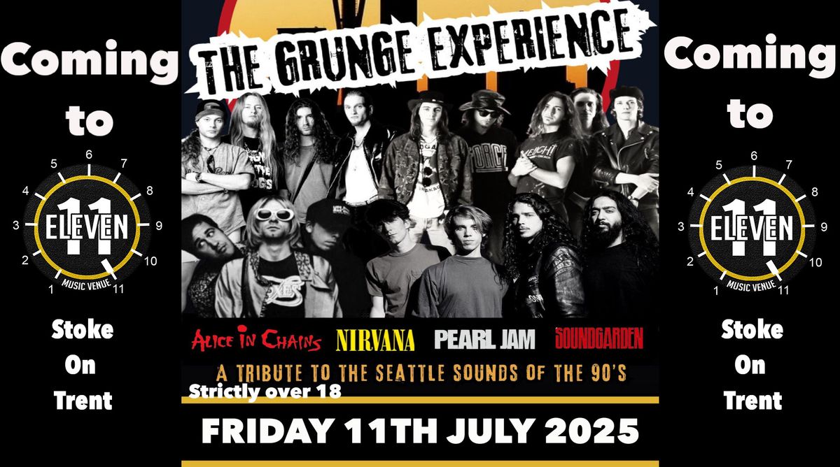 90's Grunge evening with The Grunge Experience band at Eleven stoke