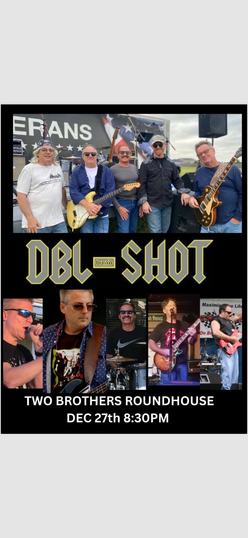 DBL-SHOT RETURNS TO TWO BROTHERS ROUNDHOUSE!!