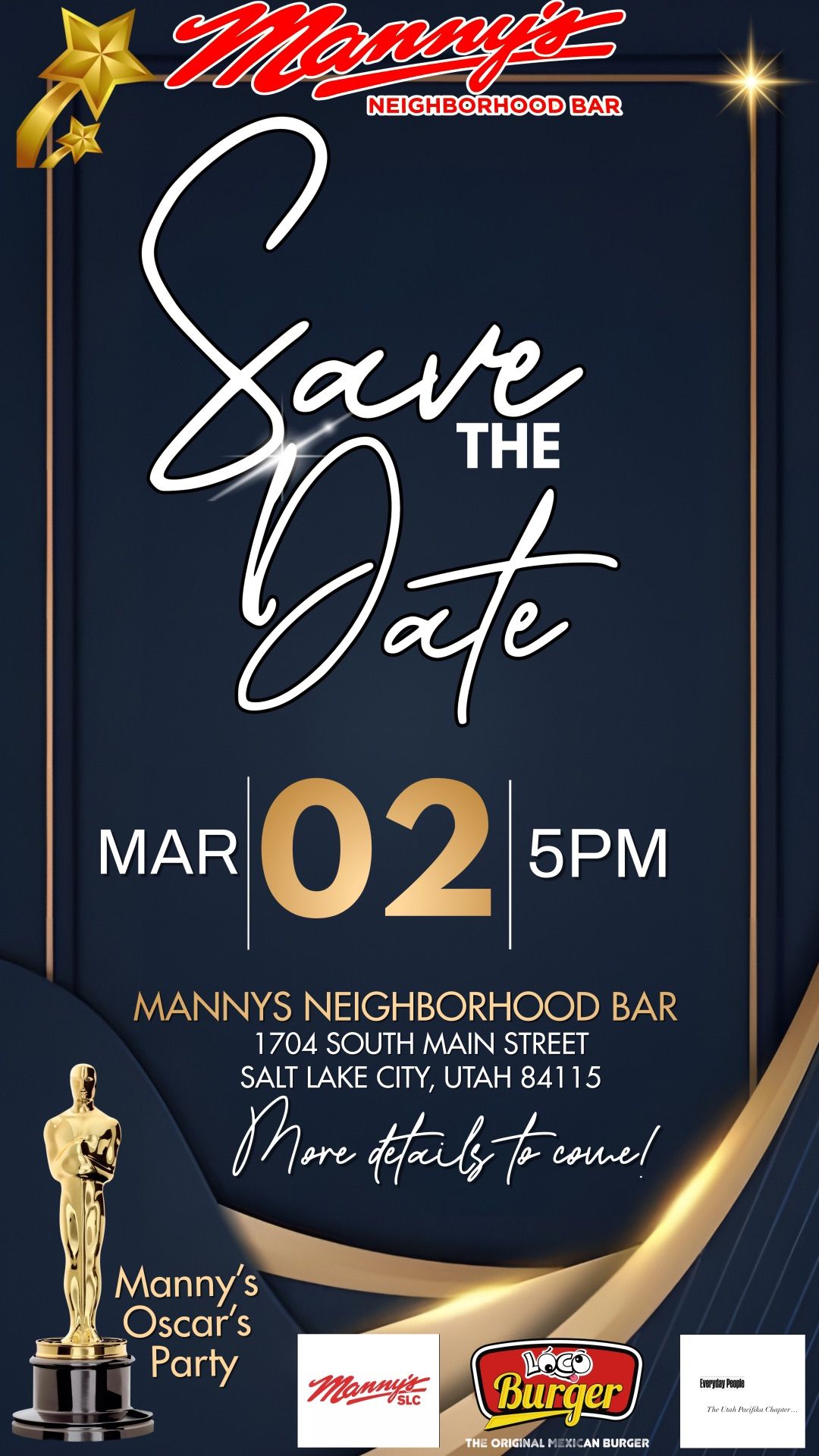 Manny\u2019s Oscar\u2019s Party