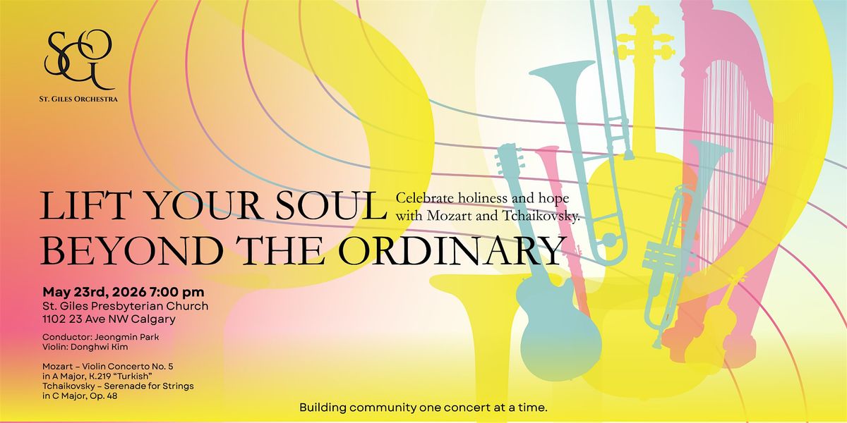Lift your soul beyond the ordinary.
