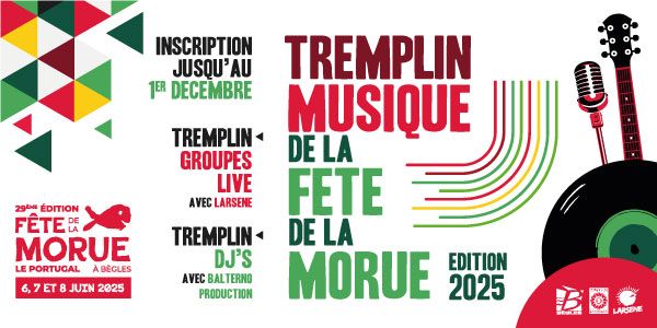 TREMPLIN DJ'S de la FETE DE LA MORUE 2025 