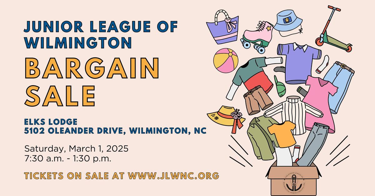 Junior League of Wilmington, NC Bargain Sale