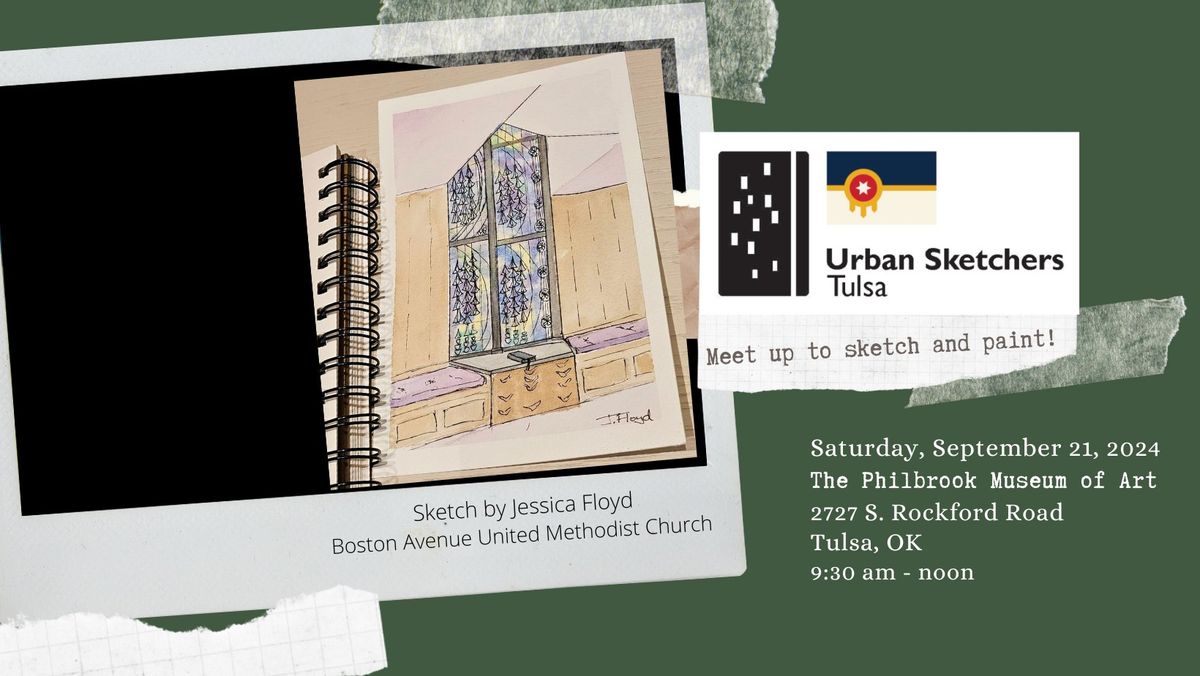 Urban Sketchers Tulsa: September Meet-Up!!