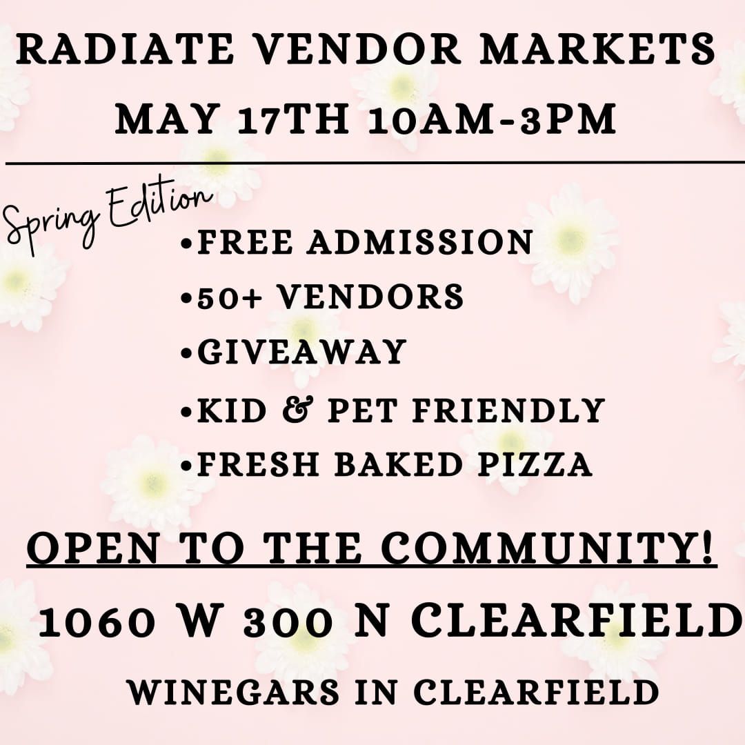 Radiate Vendor Markets - May