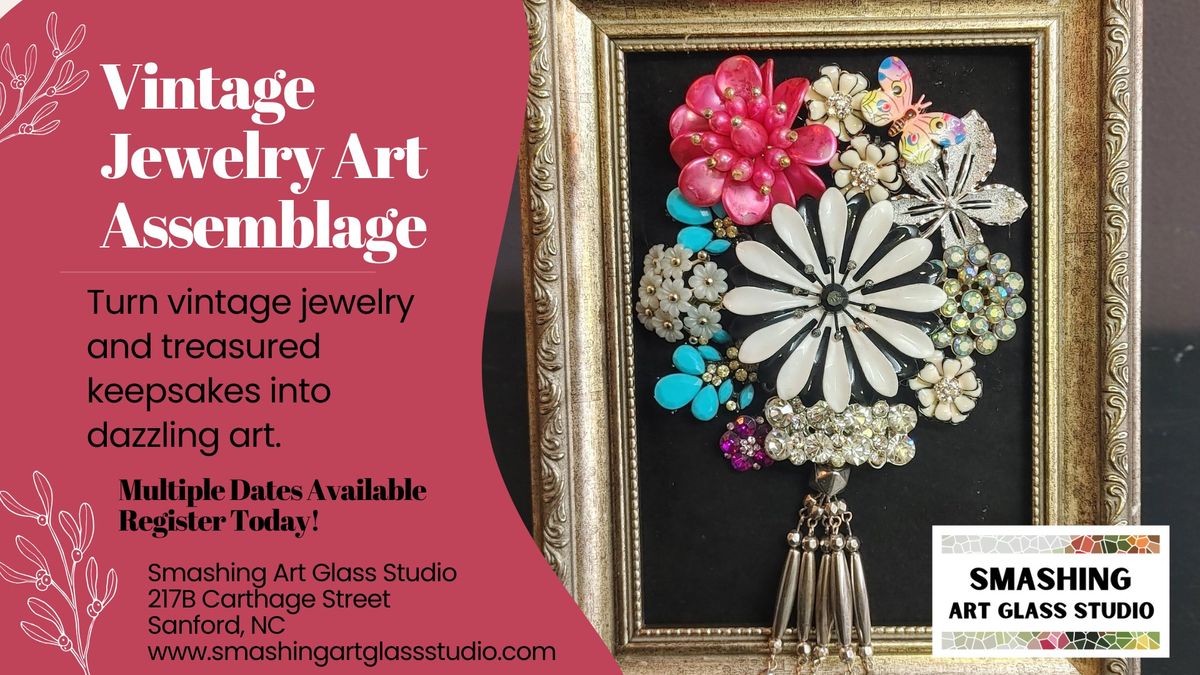 Make Your Own Vintage Jewelry Art Assemblage