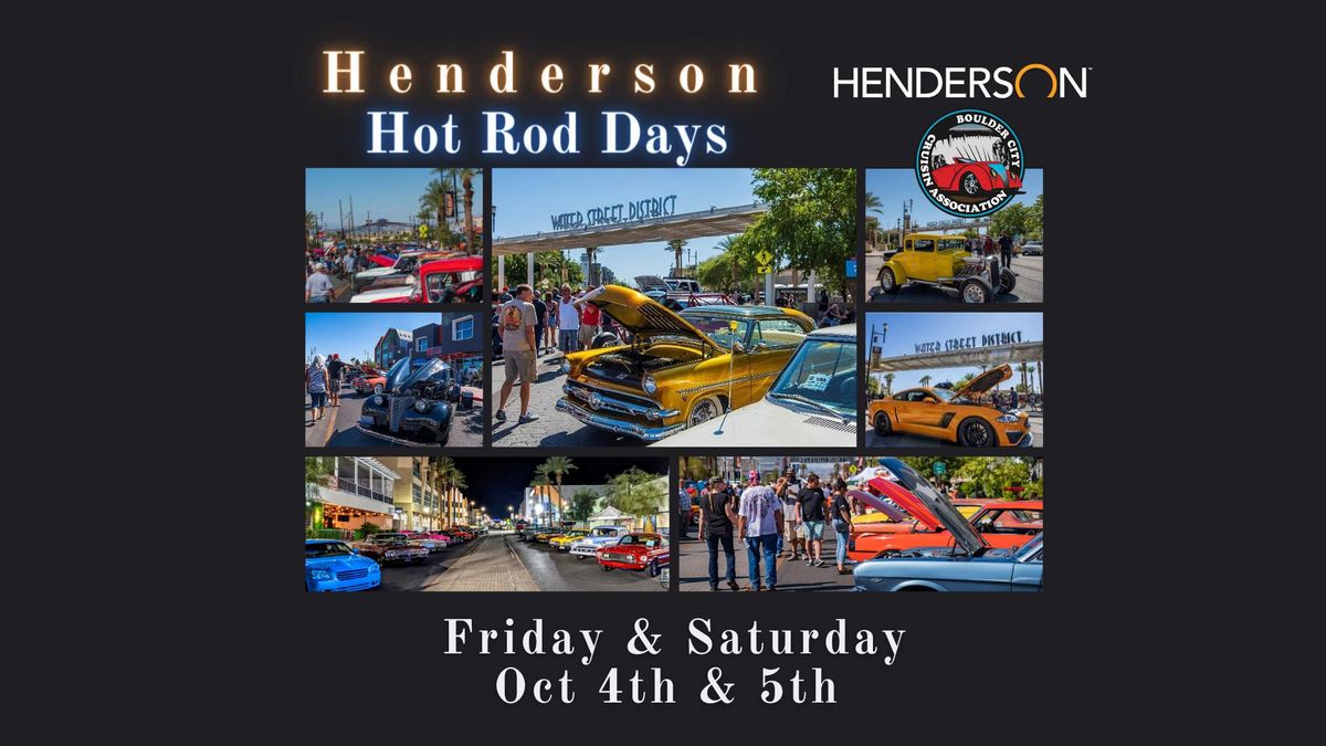 HENDERSON HOT ROD DAYS ON WATER STREET - OFFICIAL PAGE