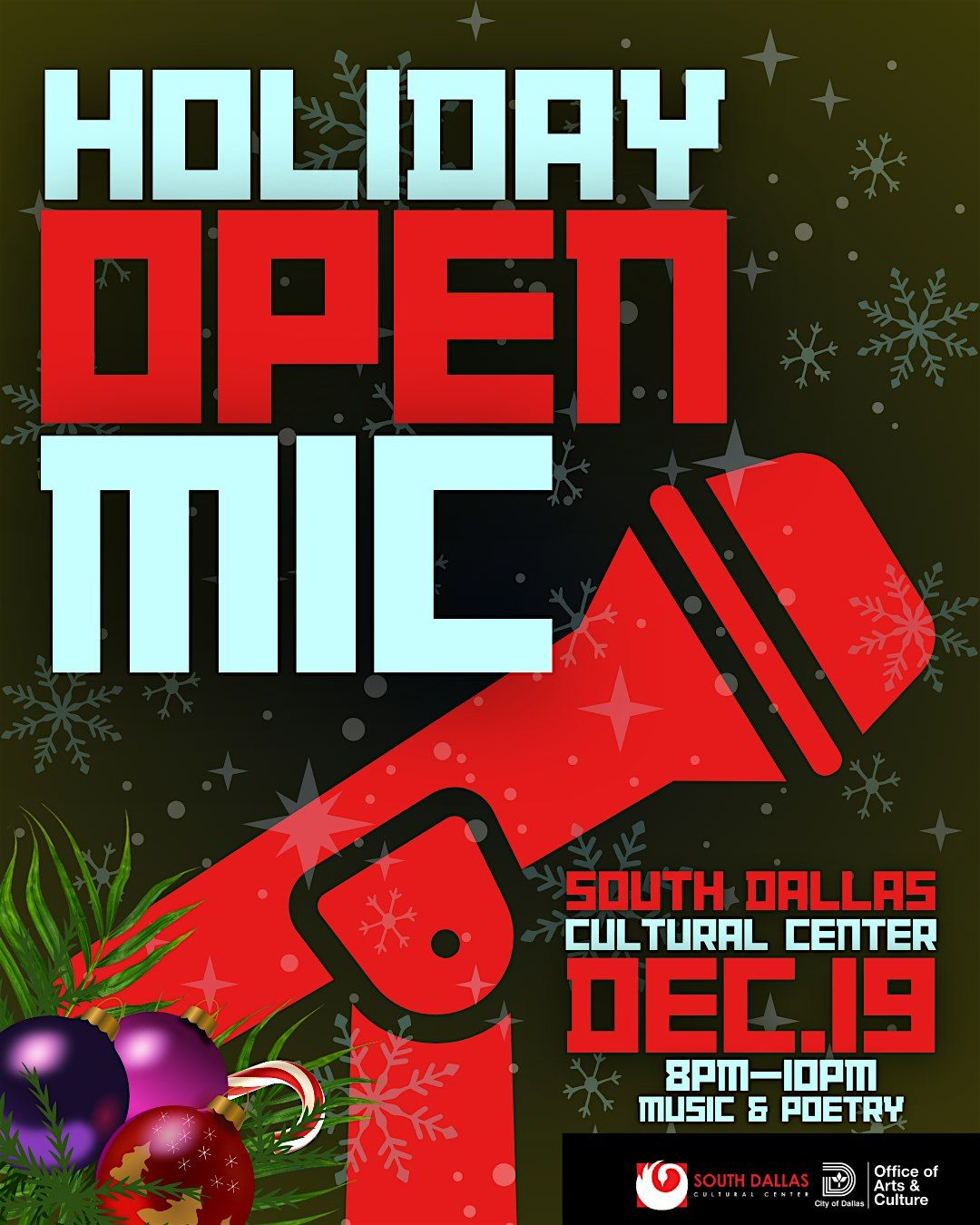 SDCC Holiday Open Mic