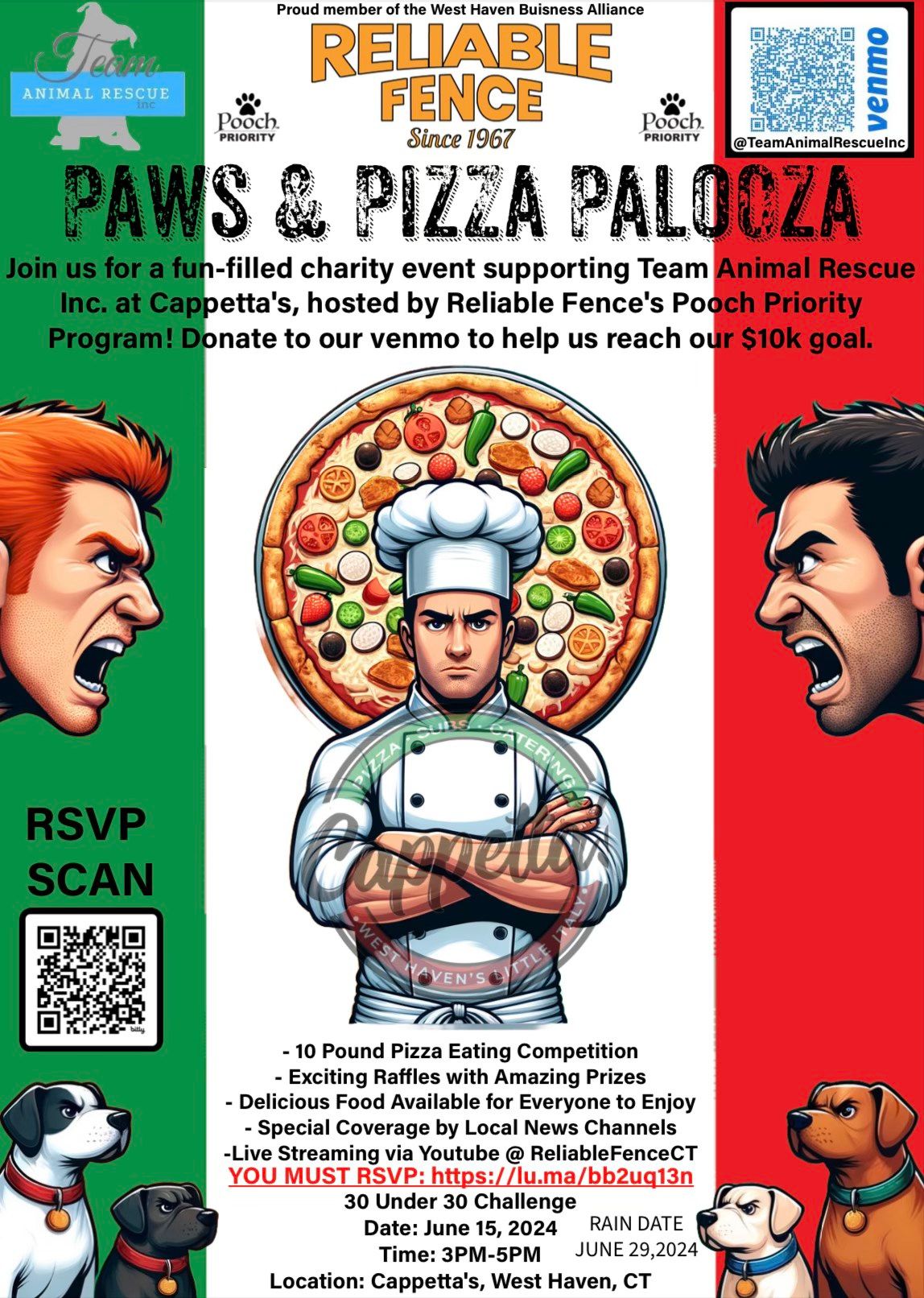 1st Annual Paws & Pizza Palooza